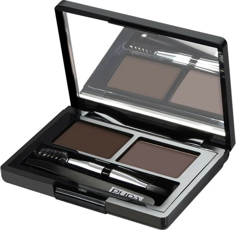Set për vetulla Pupa Milano Eyebrow Design Set për femra 003 Dark Brown 1.1g