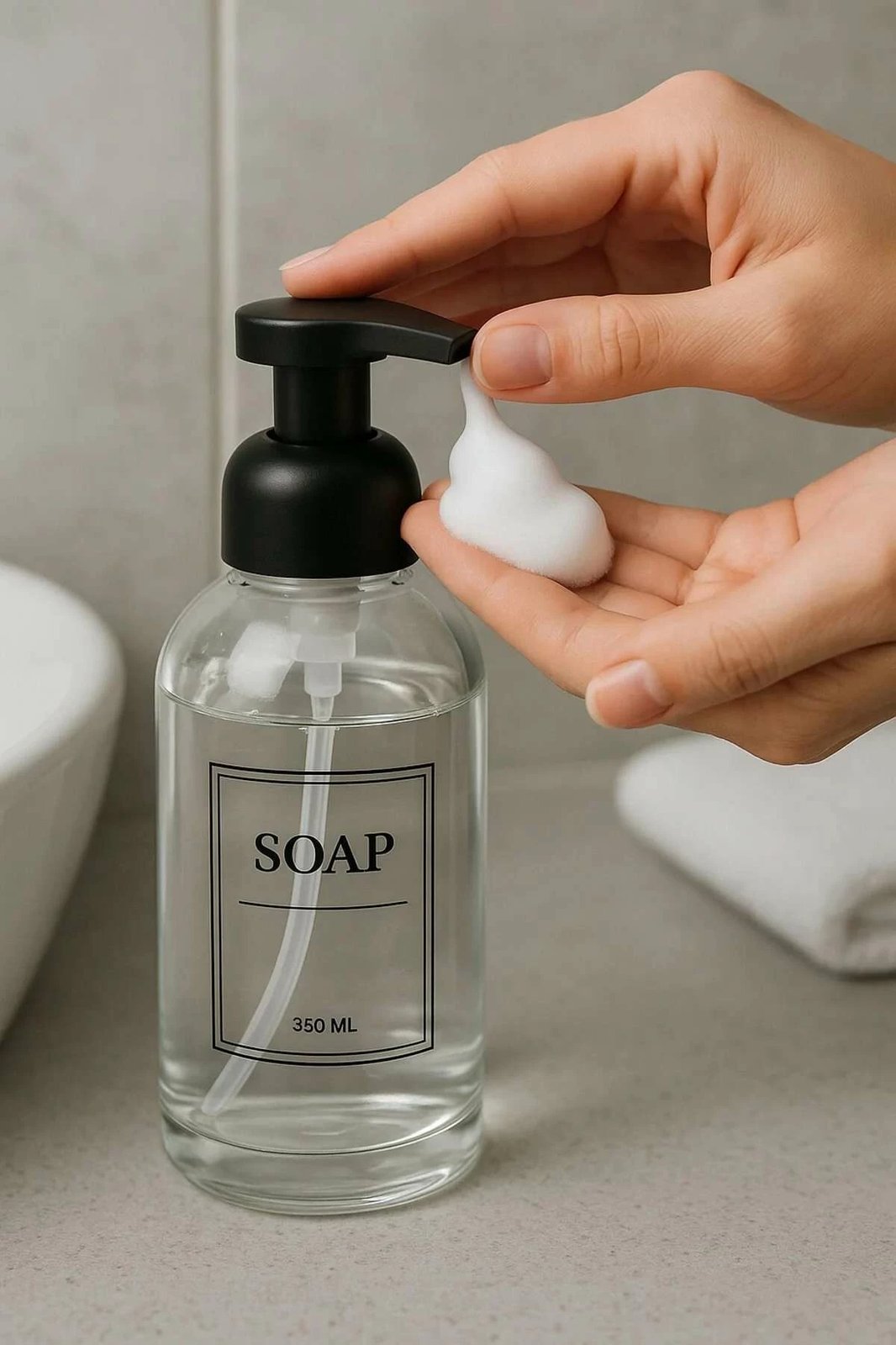 Dispenser qelqi për sapun, Hermia Concept, MCH0011266, transparent