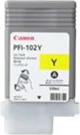 Kartricë boje, Canon, LUCIA PFI-102 Y, 130 ml, verdhë