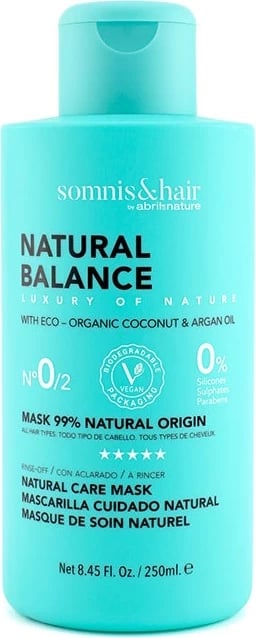 Maskë flokësh për femra Somnis&Hair Natural Balance 250ml