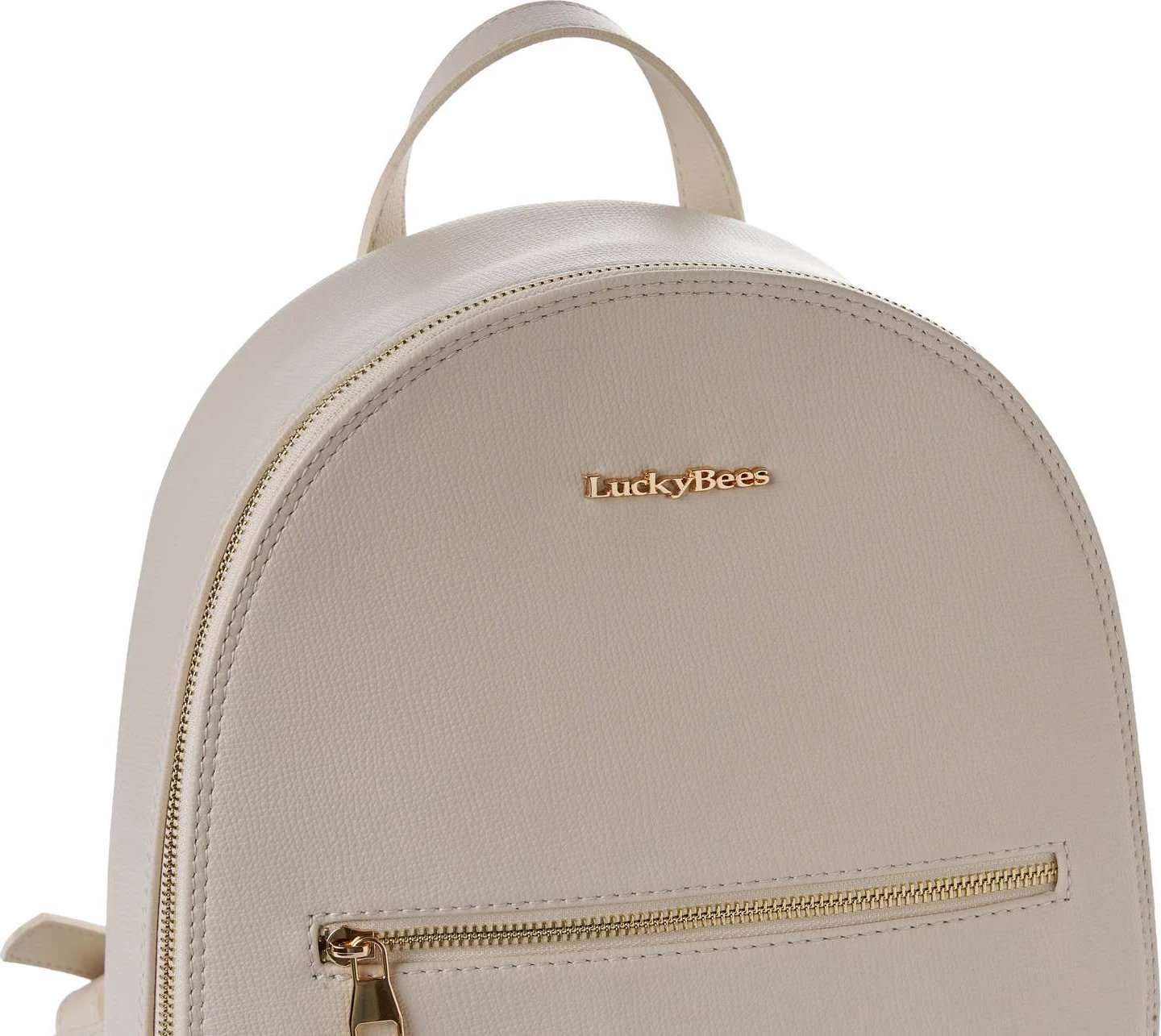 Çantë shpine Lucky Bees, krem