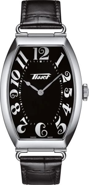 Orë dore për meshkuj TISSOT HERITAGE PORTO, e zezë