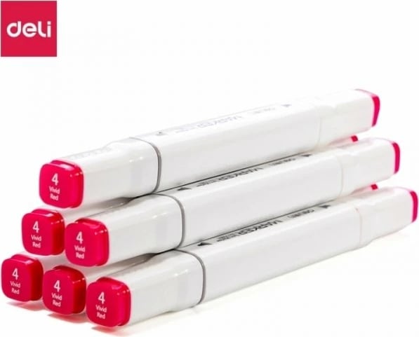 DELI SKETCH MARKER ME COPE VIVID RED 4