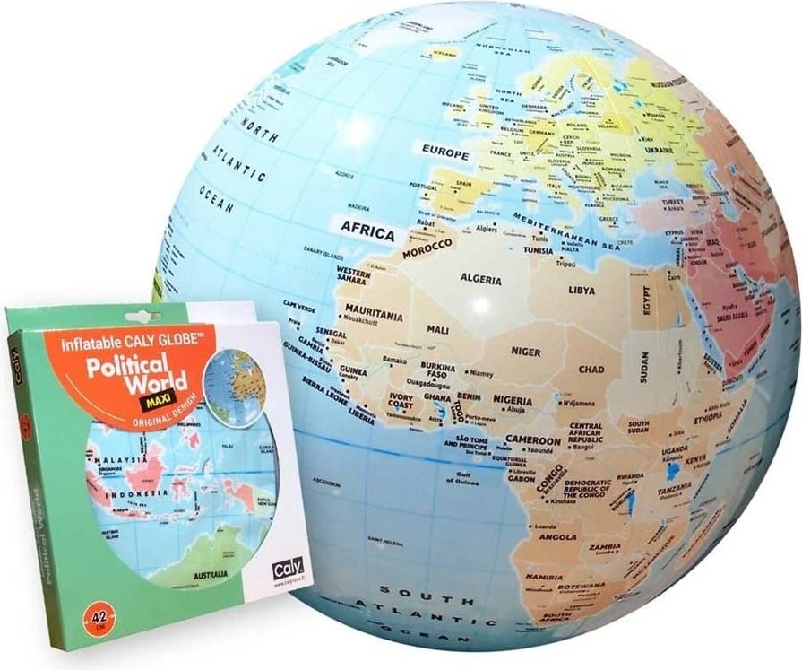 Glob i fryrë MG DYSTRYBUCJA C009, Political World, 42 cm, shumëngjyrësh
