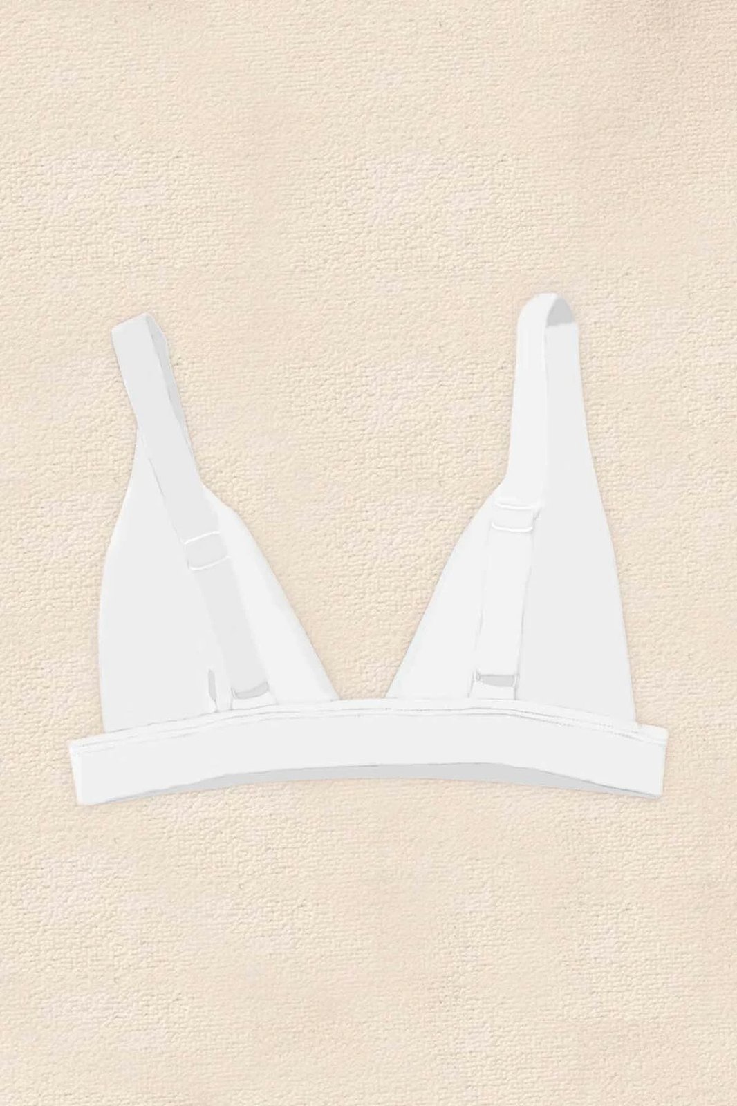 Top bikini i bardhë Jumeon, MS4373