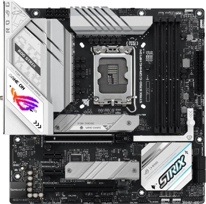 Pllakë amë ASUS ROG STRIX B760-G GAMING WIFI D4, Intel B760 LGA 1700, micro ATX