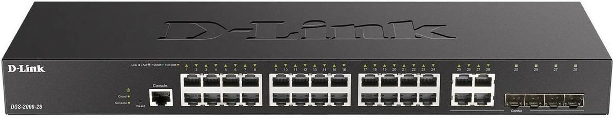 Switch D-Link DGS-2000-28, 24xGE, 4xSFP, rack, i zi
