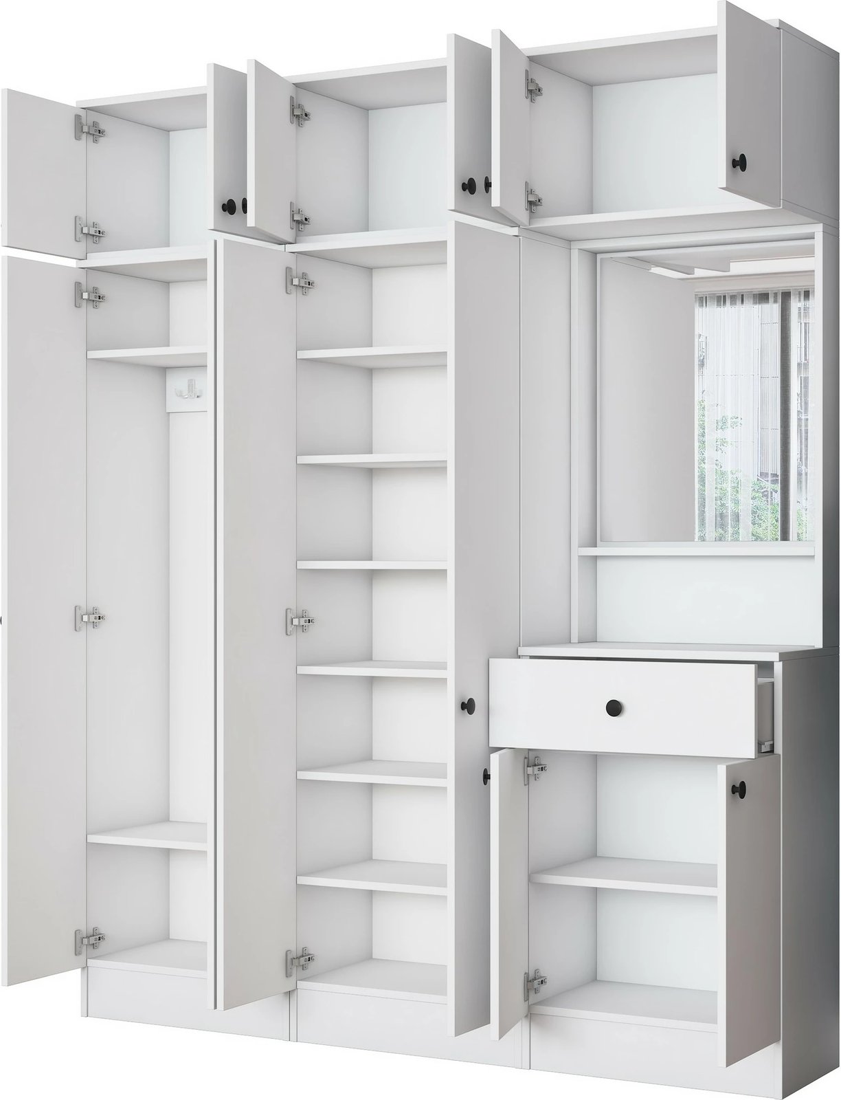 Stendë korridori Skye Decor, e bardhë, EA142 - 3450