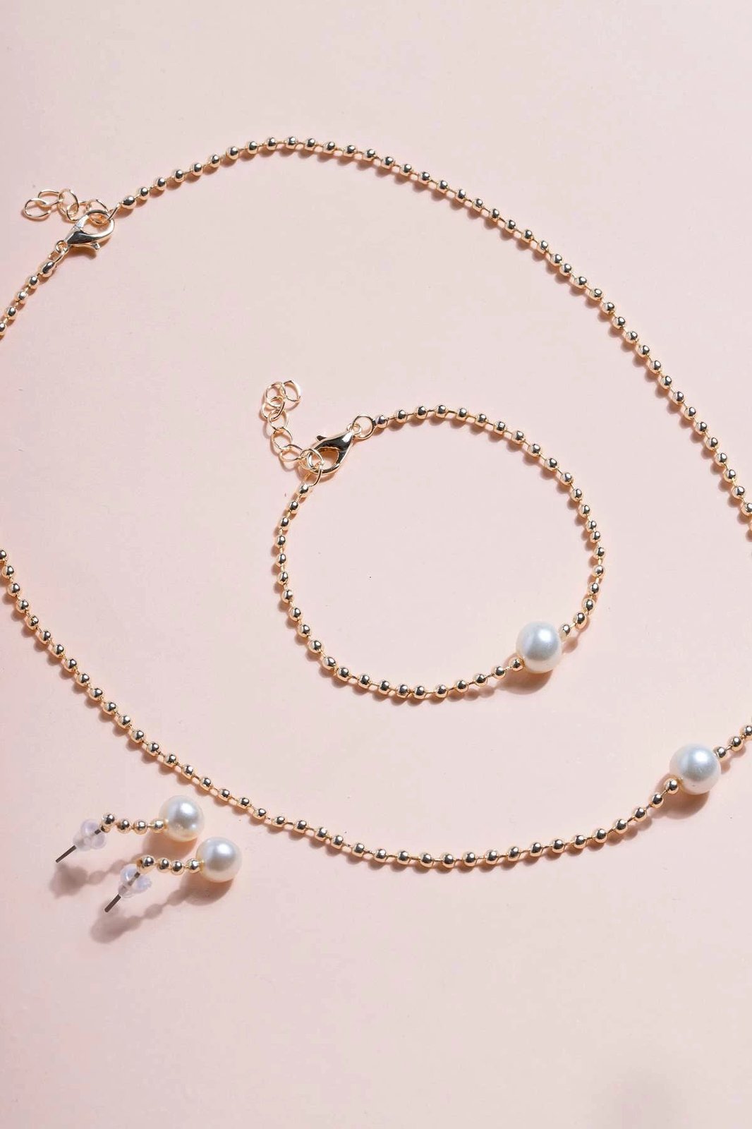 Set varëse metalike me byzylyk, ngjyrë ari, Elika, CSET9966