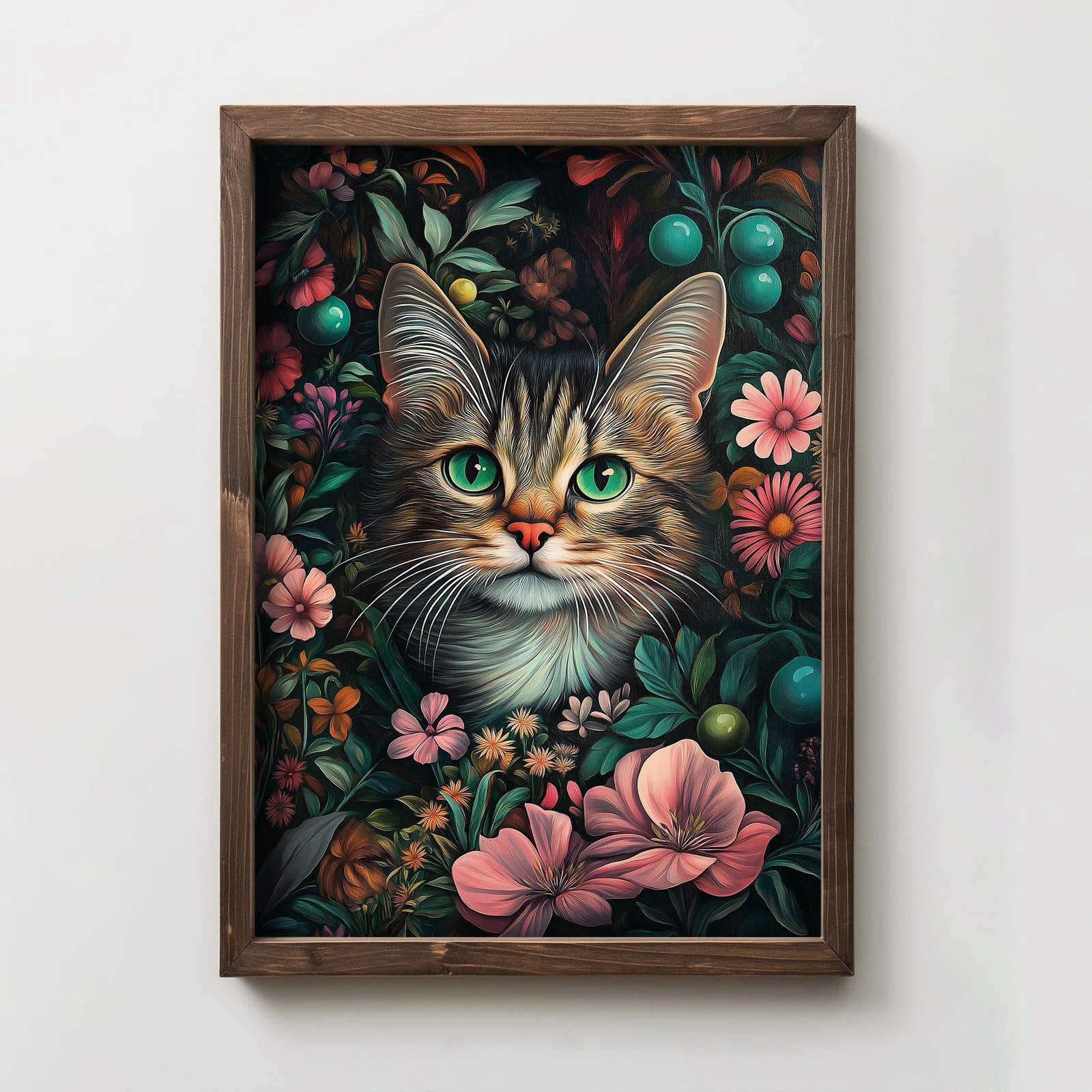 Pikturë dekorative me kornizë MDF, Wallity, TUN055-XL, shumëngjyrëshe, 50x70x3.5cm