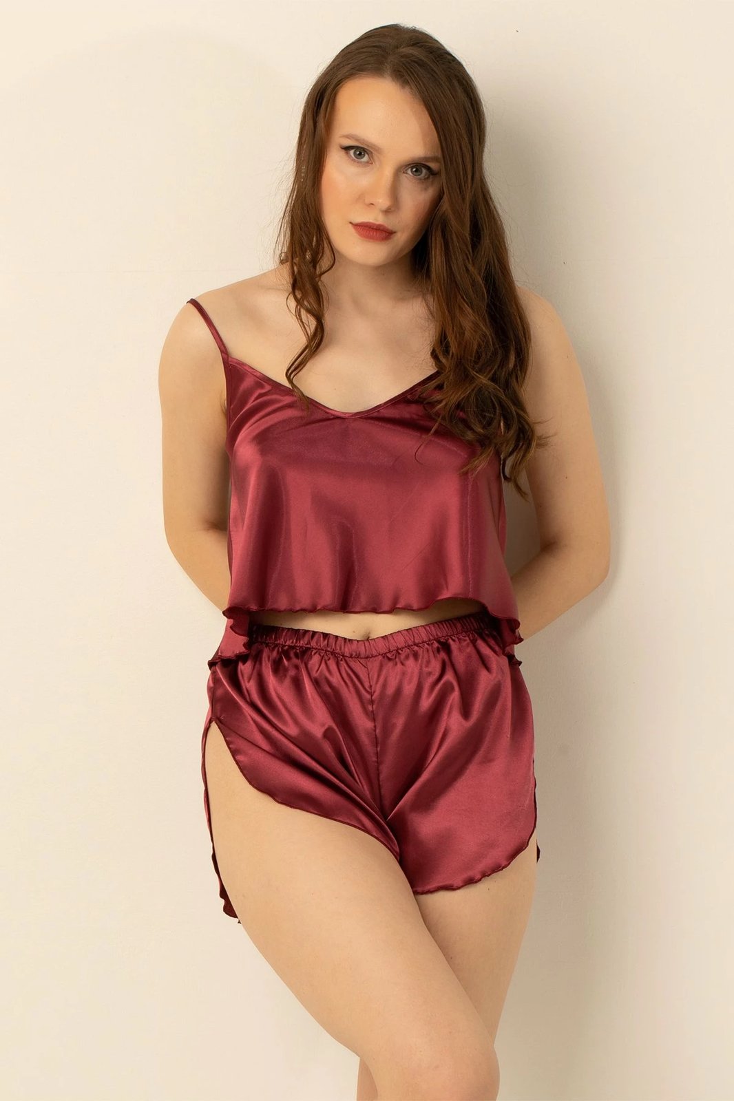 Kompleti i natës Jumeon, ngjyrë kumbulle e errët, 002-001043