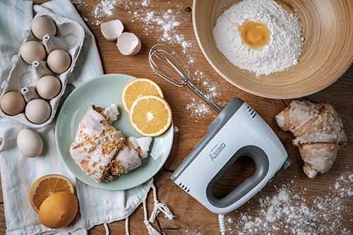 Mikser dore, Camry, CR 4220, 300W nom/750W max, 5 shpejtësi, i bardhë Mikser dore, Camry, CR 4220, 300W nom/750W max, 5 shpejtësi, i bardhë