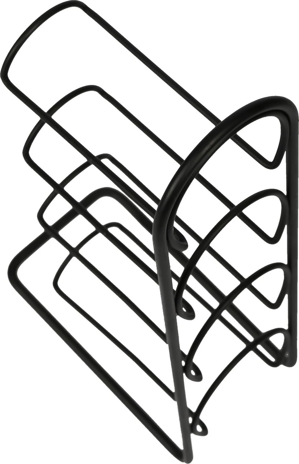 Mbajtës për shishe vere, metal i zi, Hanah Home, Hope