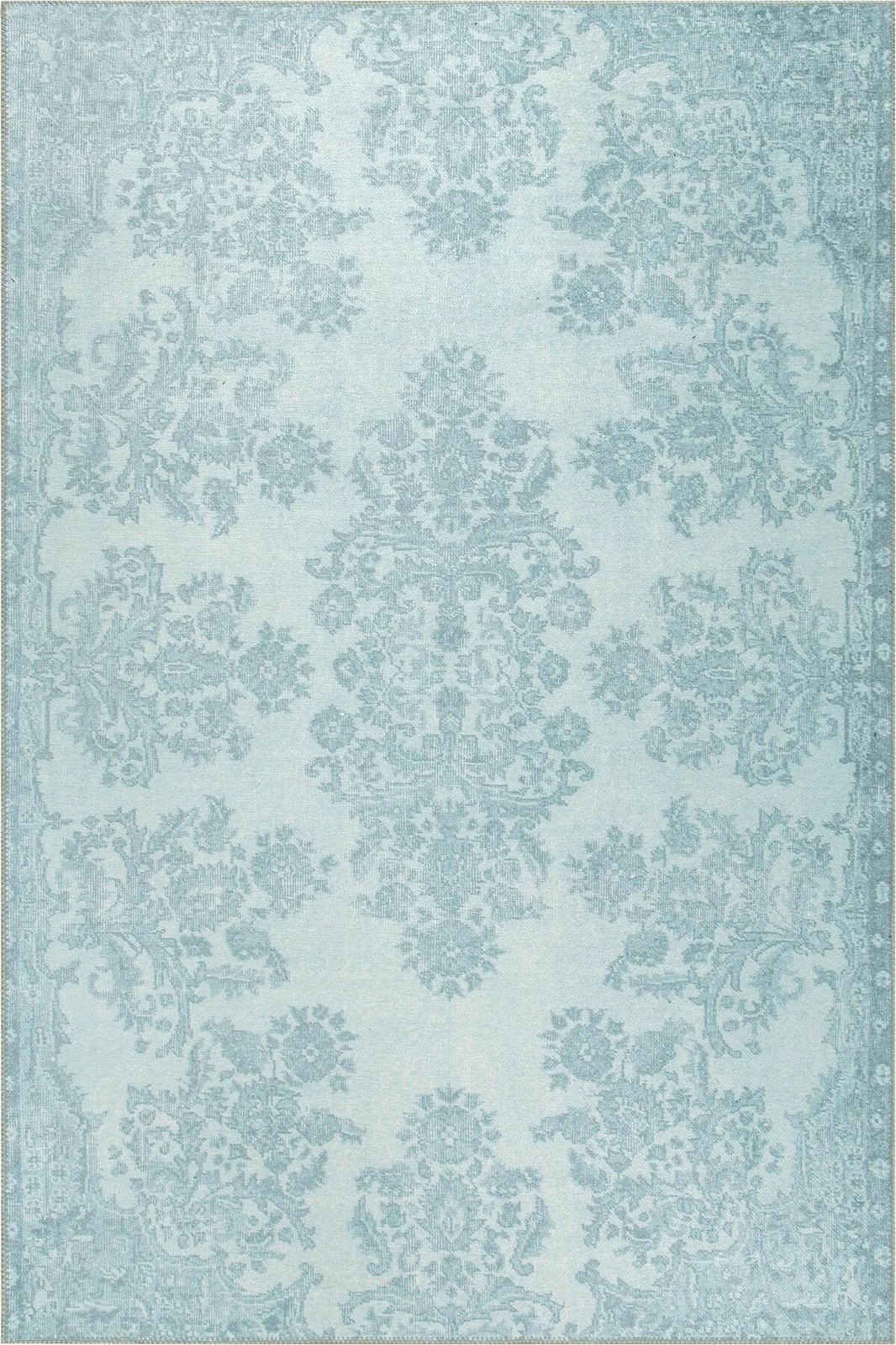 Qilim Conceptum Hypnose, Folk Chenille, ngjyrë akull kaltër, 210x310cm