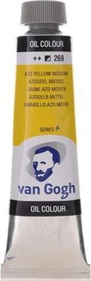Ngjyrë vaji Talens van Gogh 60ml, Azo Yellow Medium