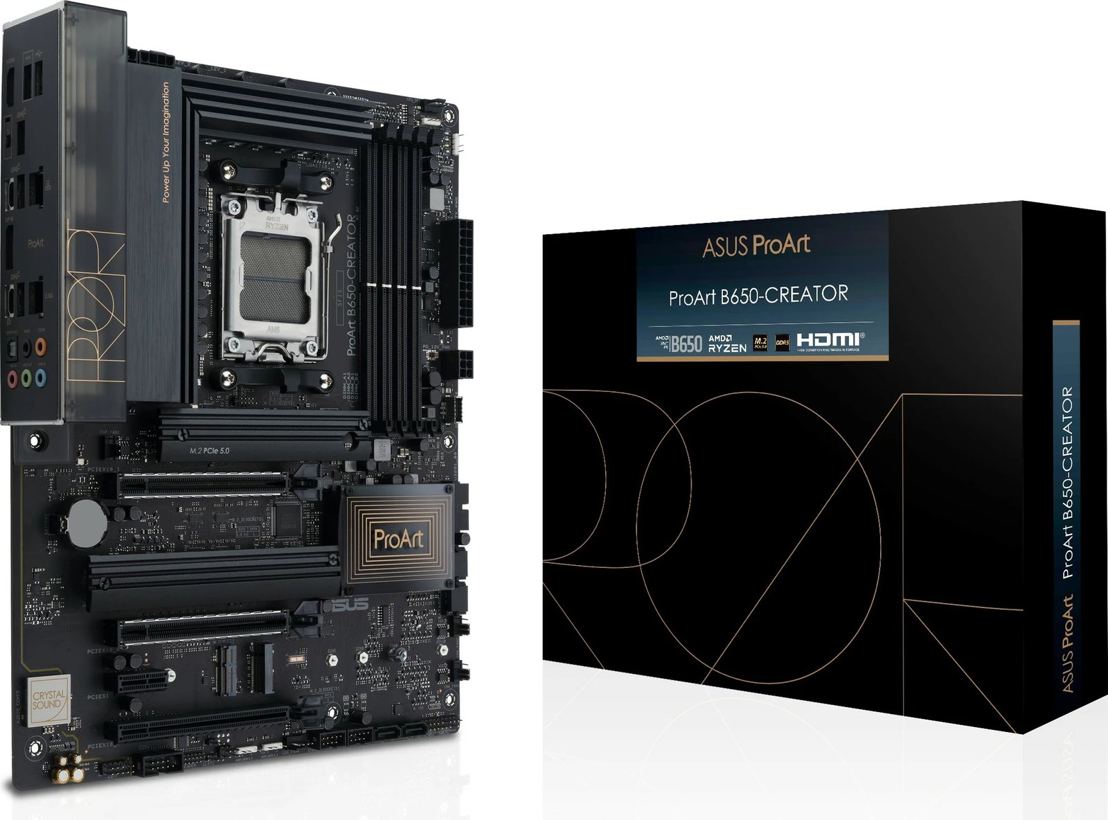 Pllakë amë ASUS ProArt B650-Creator, AMD, Socket AM5, DDR5-SDRAM, 128 GB