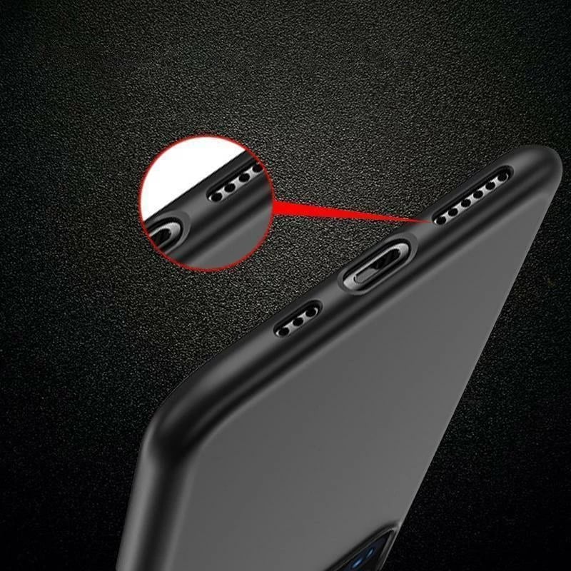 Mbështjellës Hurtel Soft Case për Oppo A78 5G, silikon i hollë, i zi