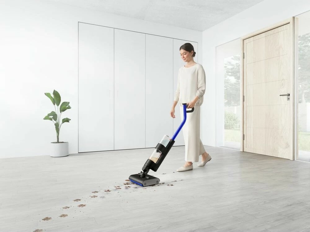 Fshesë me korrent Dyson Wash G1, Stick, Pa qese, 1 L, 0.8 L, E zezë, Blu