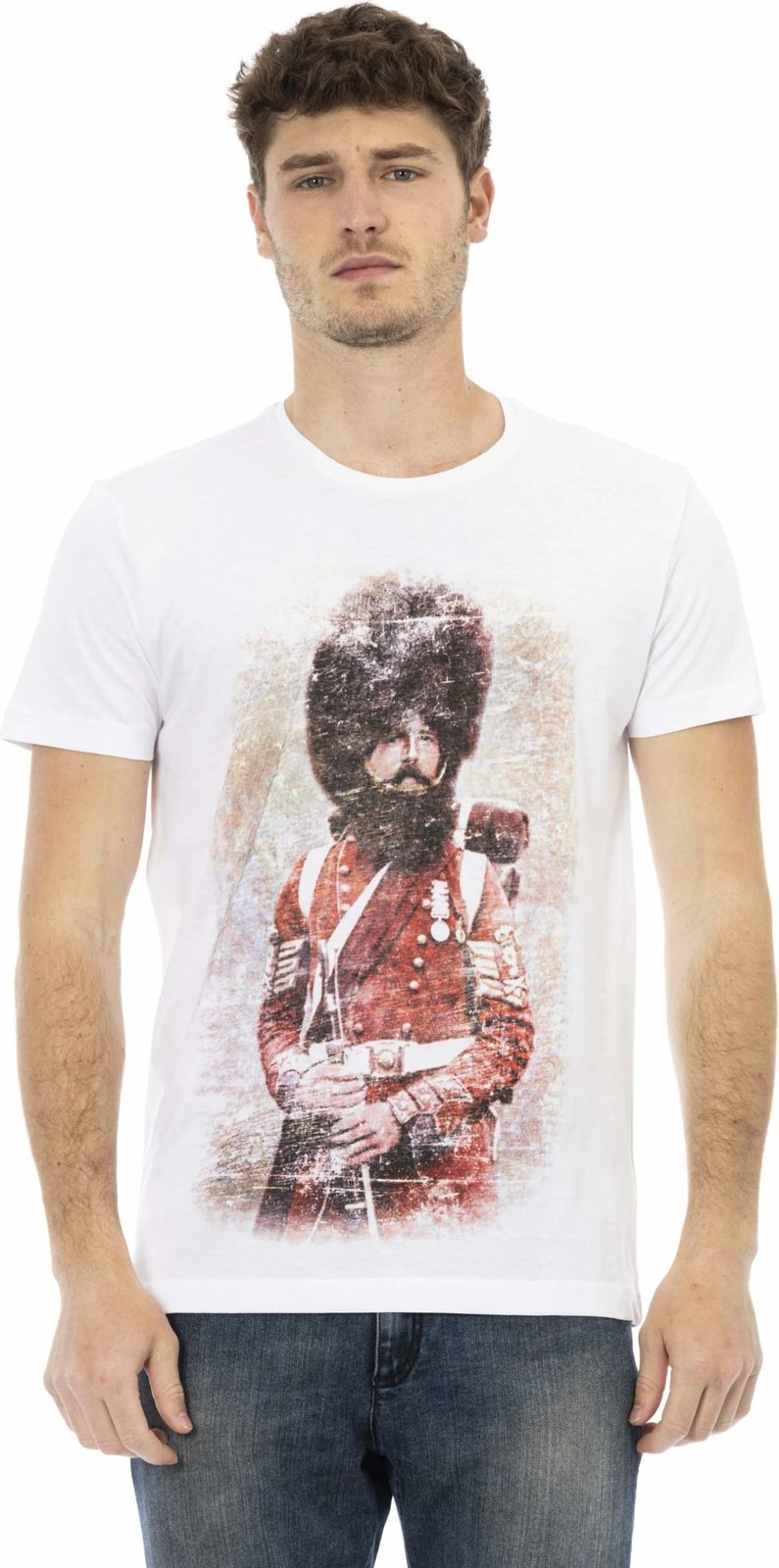 Maicë për meshkuj Trussardi, e bardhë