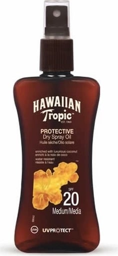 Vaj mbrojtës në sprej për diell Hawaiian Tropic Protective Dry Spray Oil SPF20 Medium 200ml