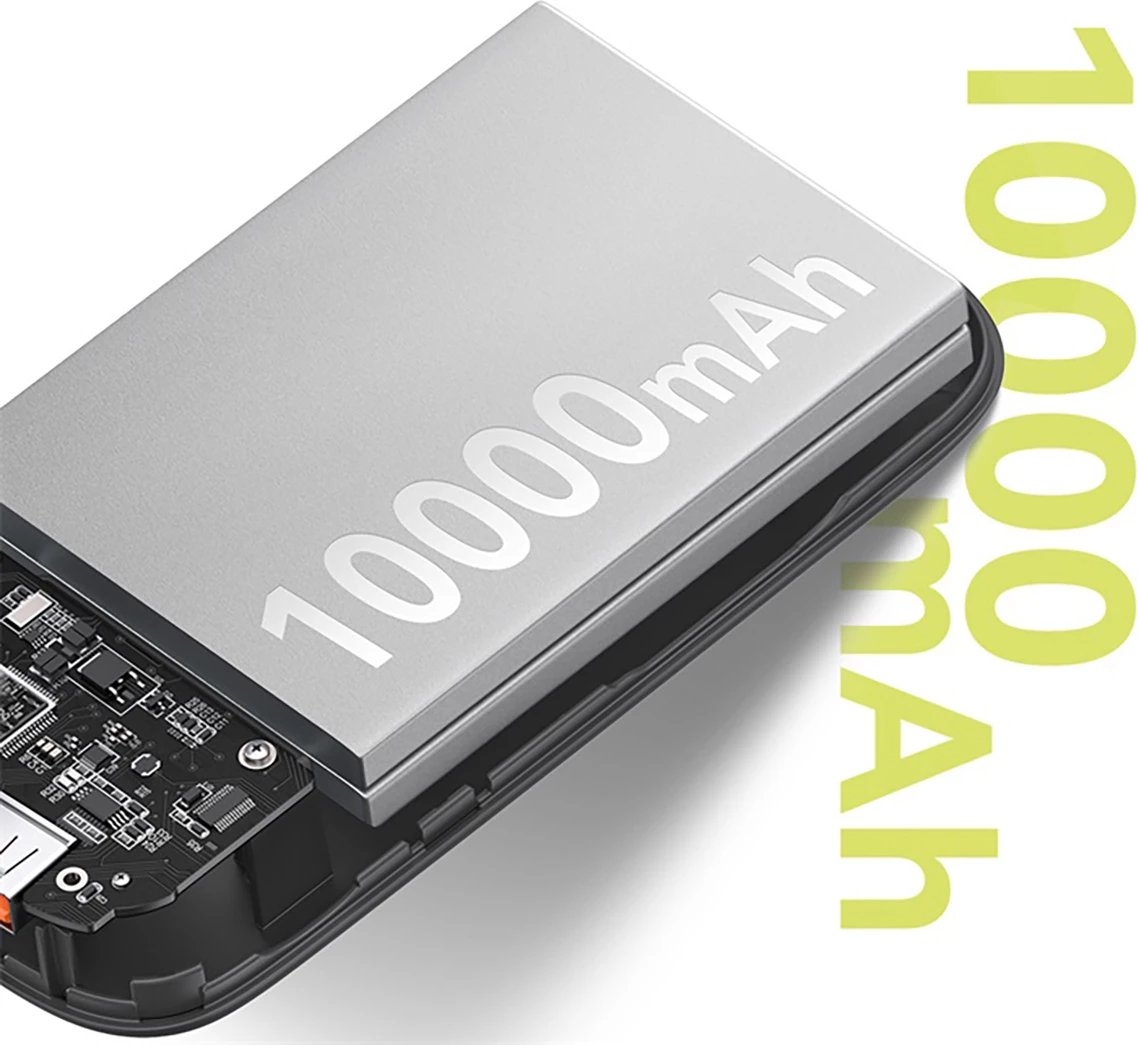 Powerbank Baseus QPow 2, 10000mAh, 30W, me kabllo USB-C të integruar, Ekran LED, e zezë Powerbank Baseus QPow 2, 10000mAh, 30W, me kabllo USB-C të integruar, Ekran LED, e zezë