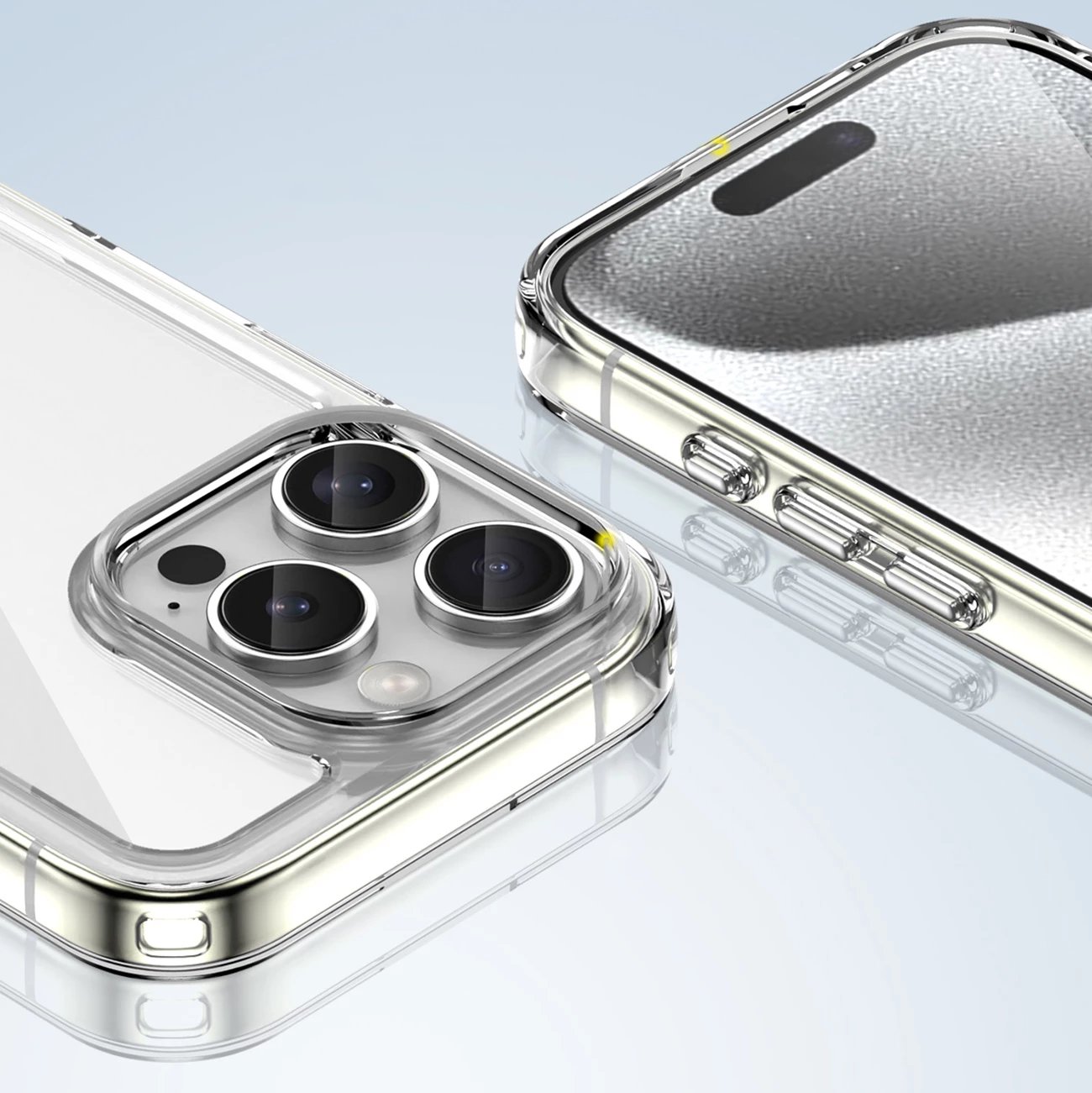 Mbështjellës Hurtel Outer Space Case për iPhone 16e, transparent