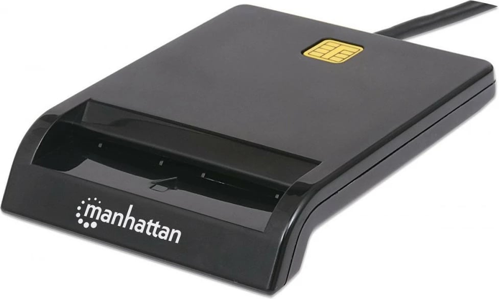 Lexues kartelash të mençura Manhattan 102049, USB 2.0, i zi