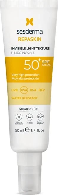 Krem dielli për fytyrë Sesderma Repaskin Invisible Fluid Spf50+, 50ml
