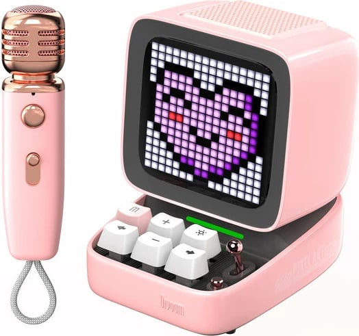 Mikrofon & Altoparalant Divoom DitooMic Retro Pixel Art Game Bluetooth Speaker Microphone Karaoke Function