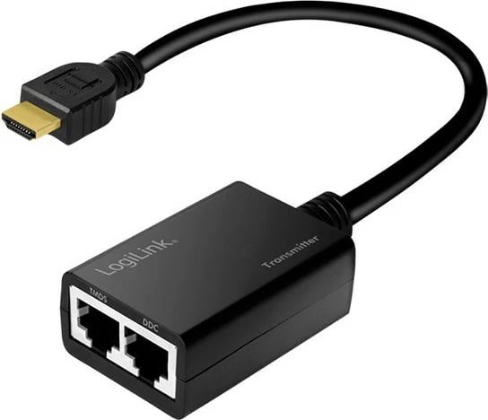 Zgjatues HDMI LogiLink HD0021, 30m, 1080p/60Hz, i zi, set