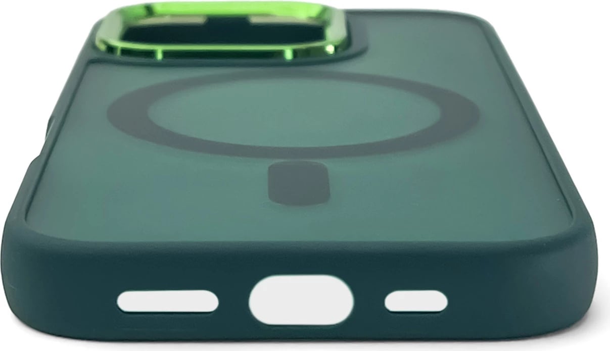 Mbështjellës Hurtel MagSafe për iPhone 16 Pro, TPU, e gjelbër e errët