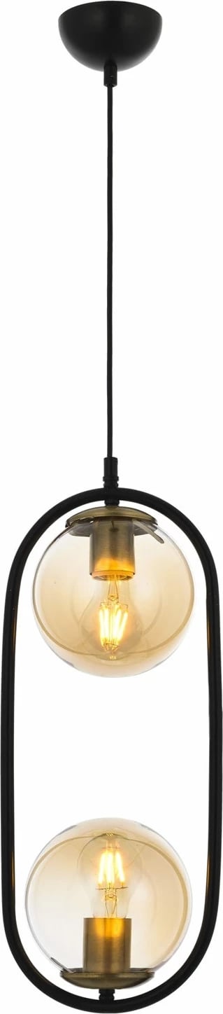 Llambë tavani Opviq, AV-4275-2Bsy, e zezë dhe ari