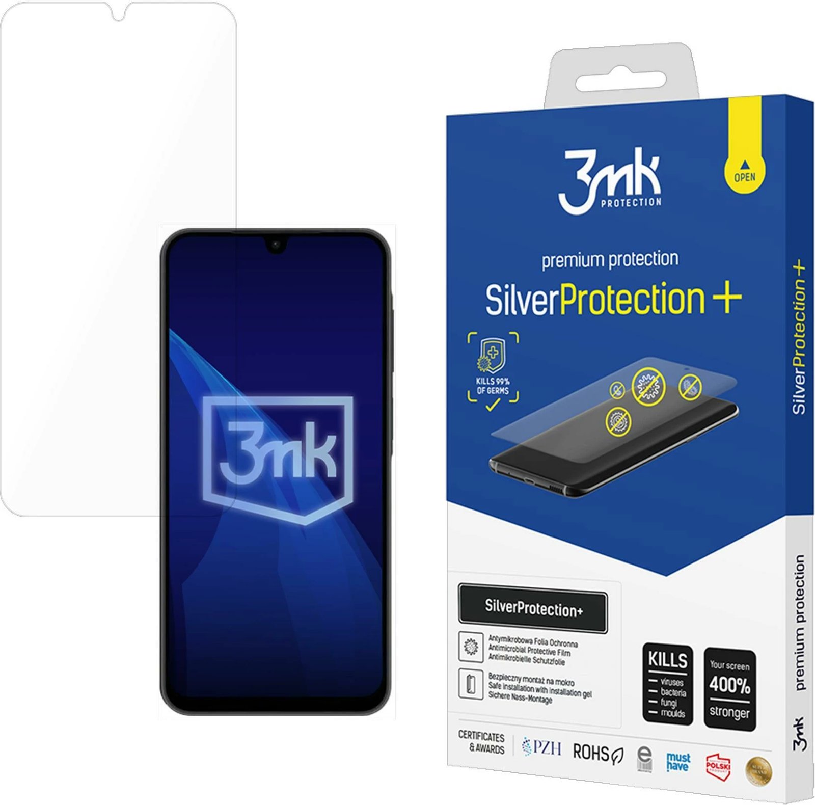 Film mbrojtës për ekran, 3mk SilverProtection+ për Samsung Galaxy A26 5G