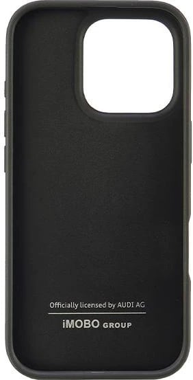 Mbështjellës Audi Carbon Fiber Stripe për iPhone 16 Pro 6.3", i zi