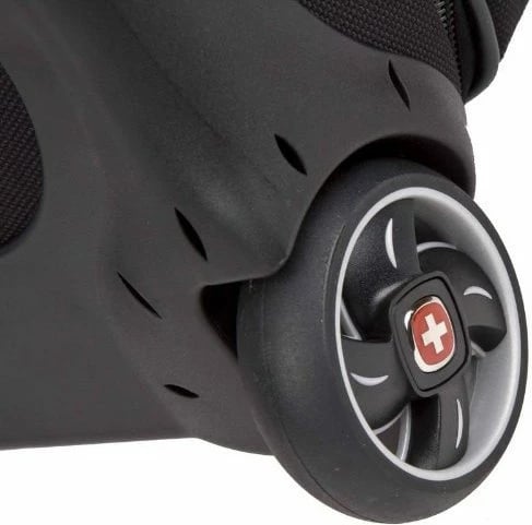 Set biznesi 2 pjesësh Wenger Patriot, trolley 17 inç me çantë notebook 15.4 inç, e zezë