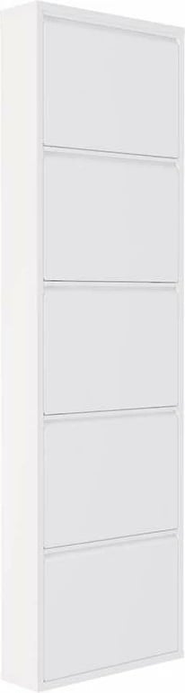 Dollap këpucësh Skye Decor, 5 pjesë, metal i bardhë