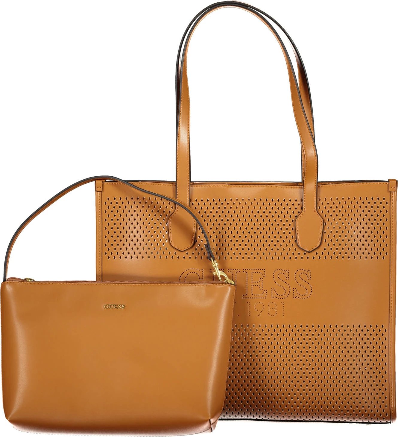 Çantë GUESS JEANS femra, kafe Çantë GUESS JEANS femra, kafe