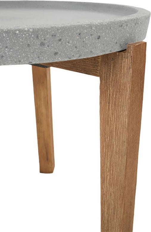 Tavolinë kafeje Orrin, ngjyrë kafe-natyrale, 53x53x48