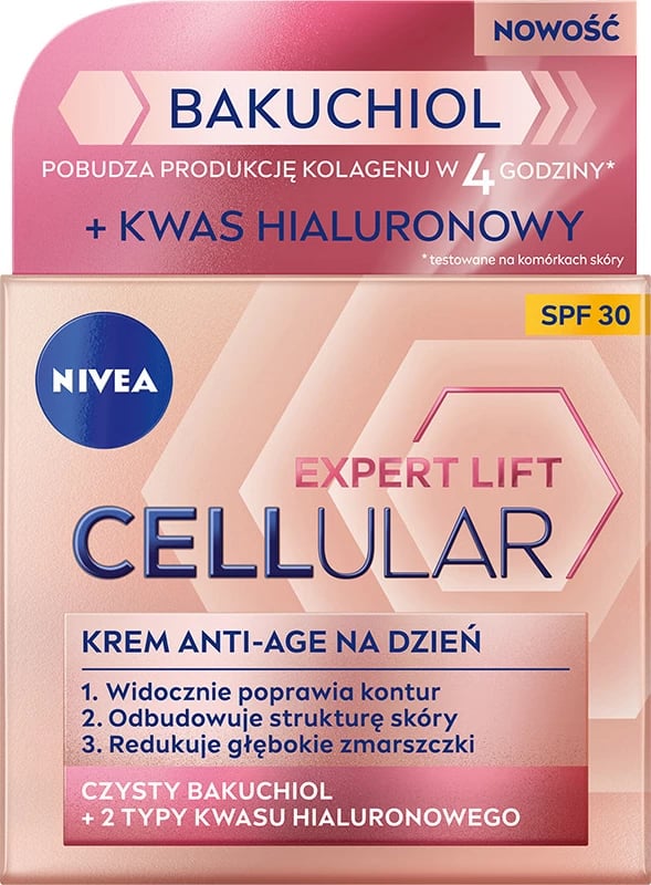 Krem dite anti-age për femra Nivea Cellular Expert Lift SPF30, 50ml Krem dite anti-age për femra Nivea Cellular Expert Lift SPF30, 50ml