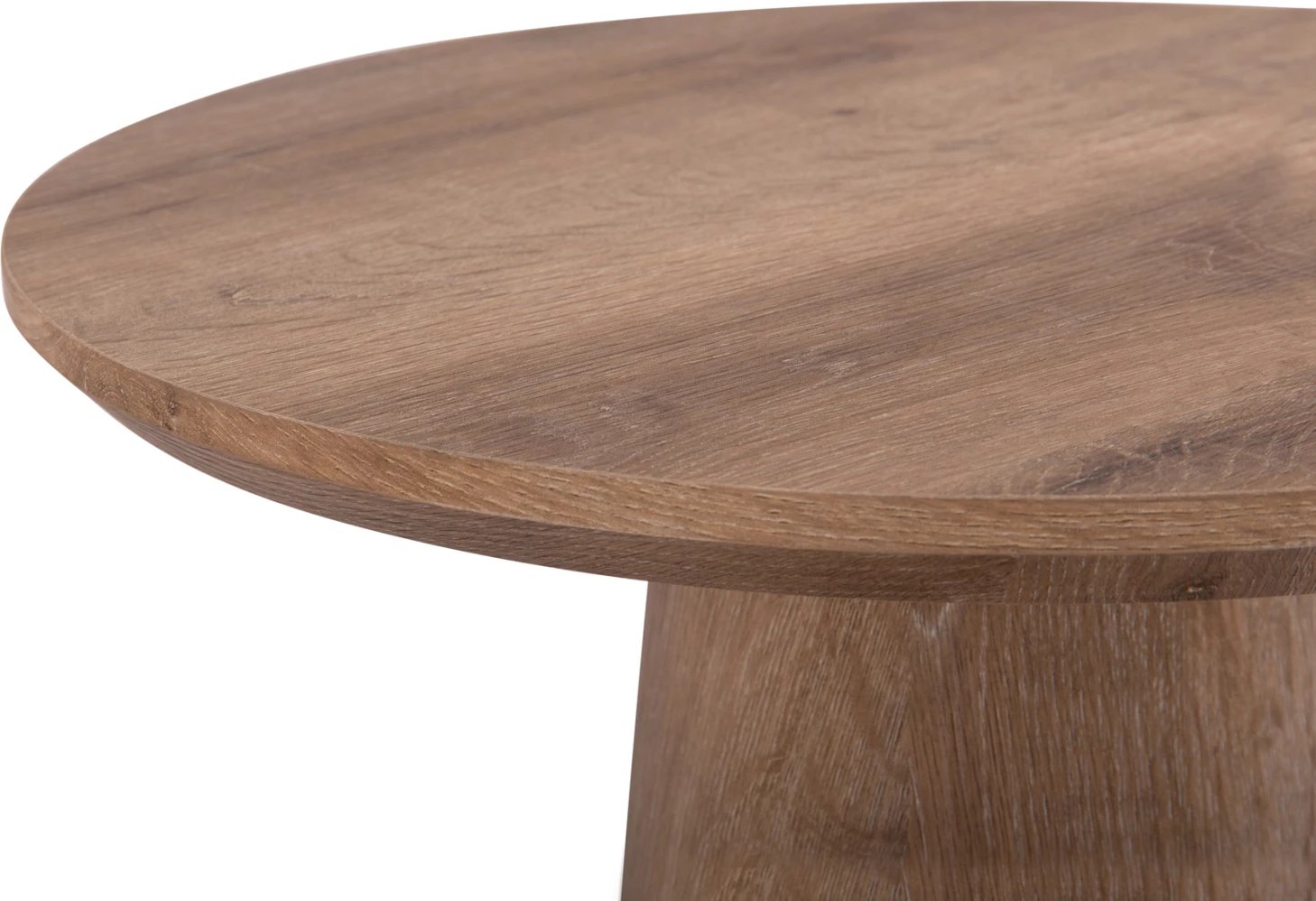 Tavolinë anësore KARAN FH18029 MDF ngjyrë druri natyrale Φ45x56,5Hcm