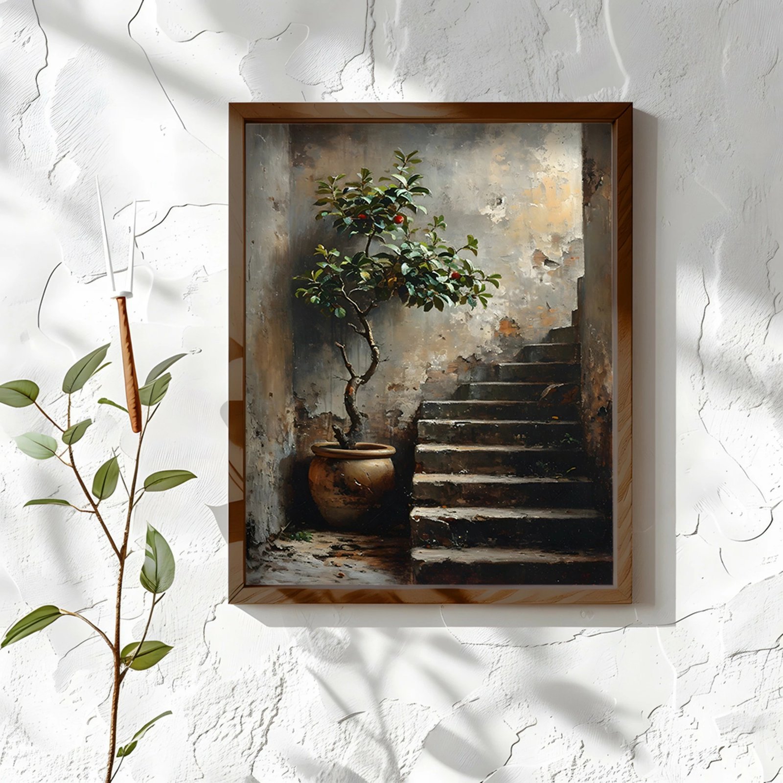 Pikturë dekorative me kornizë MDF, shumëngjyrëshe, AI141