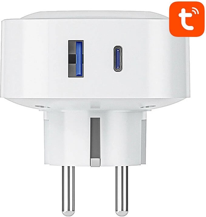 Prizë smart Gosund SP6, 16A, USB-C 20W, WiFi/Bluetooth, e bardhë