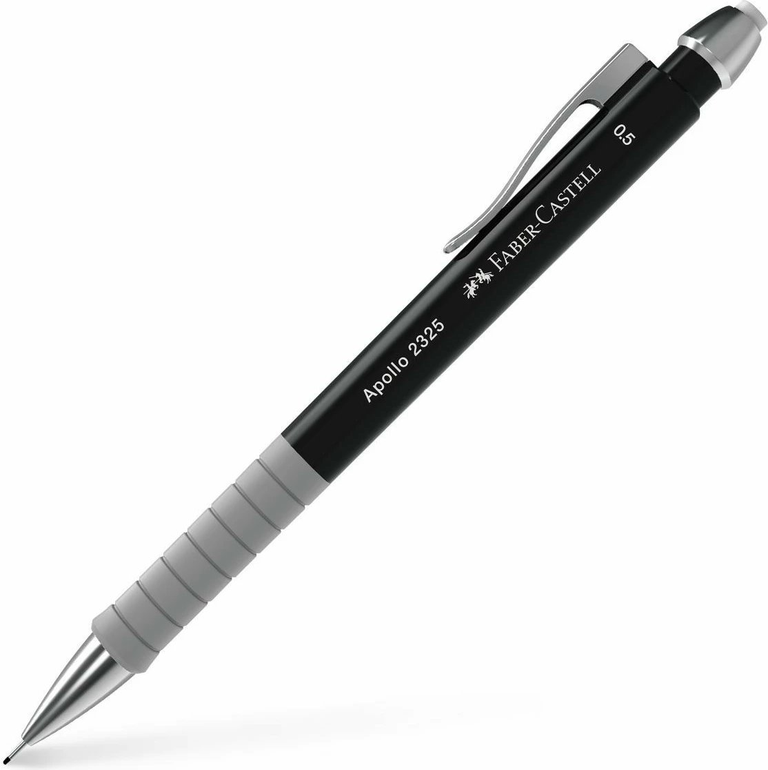 Laps mekanik Faber-Castell Apollo 232504, 0.5mm, zi/gri
