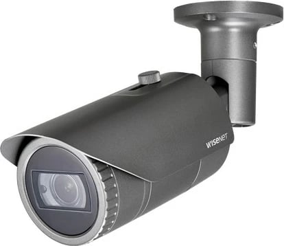 Kamerë sigurie IP Hanwha 2MP IR Bullet, Wired, 120 dB, Gri