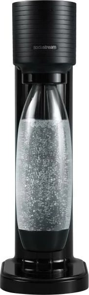 Aparat për sodë, SodaStream, Gaia QC, me 1 shishe, e zezë