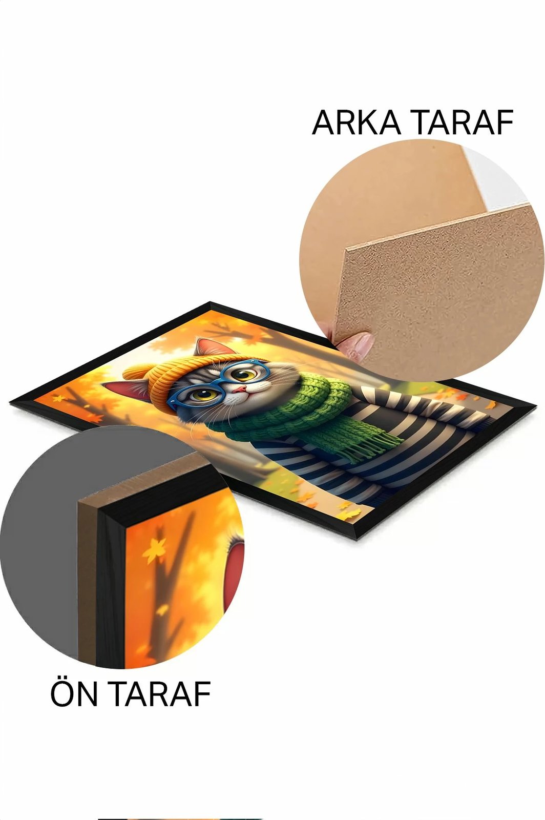 Pikturë dekorative Wallity, Arthynmodel3348-18, shumëngjyrëshe, 33x48cm