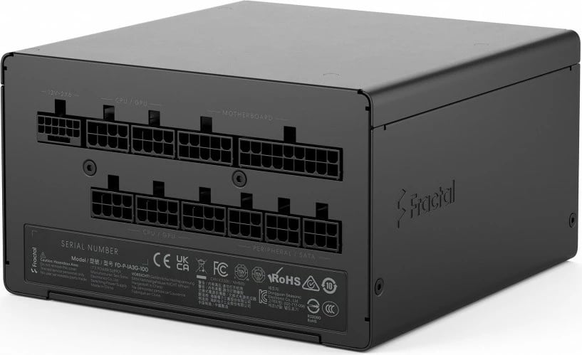 Furnizues energjie ATX, Fractal Design Ion 3 Gold FD-P-IA3G-100-EU, 1000W 80+ Gold, ATX 3.1, modular, PCIe Gen5 12V2×6, i zi