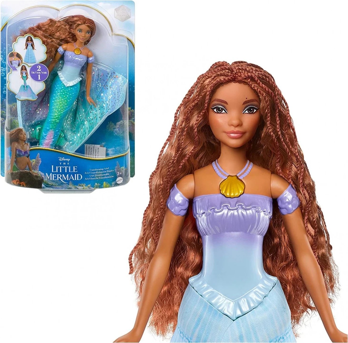 Lodër kukull Mattel, Ariel, e kaltër 