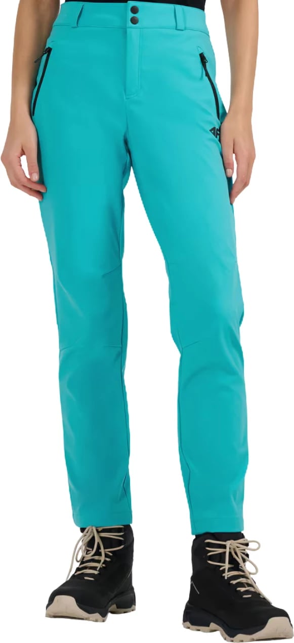 Pantallona trekking për femra 4F, të gjelbra