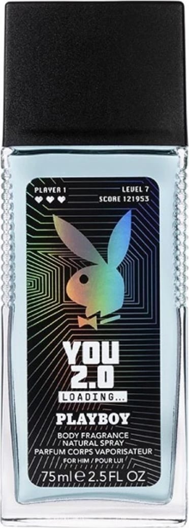 Desodorant spray për meshkuj Playboy You 2.0, 75ml